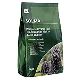 Amazon-Marke: Solimo Komplett-Trockenfutter für ausgewachsene Hunde (Adult) mit viel Lamm und Reis, 1er Pack (1 x 5 kg)