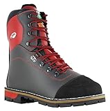 Treemme 1114 echt zwiegenähte Forststiefel mit Schnittschutzklasse 2 und Ibex Sohle (43 EU)