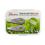 Ersatz Messer Klingen für Bosch Indego Mährobotor (1mm / 4,5g) inkl. Schrauben - Premiumpreis® (18)
