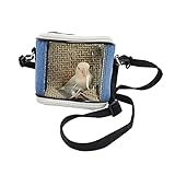 FEIYIYANG Vogelkäfig Vogel-Reisetasche Tragbare Kleine Tierausgangsausrüstung Transparente Atmungsaktive Ausflugsgut-Tasche Geeignet für alle Arten von kleinen Vögeln Käfig