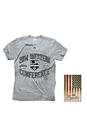 NHL LA Kings 2014 Western Conference Champs Herren Tri Blend Crew Tee, Herren, grau meliert, X-Larg