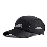 Sport Baseballmütze Faltbare schnell trocknende visier baseball cap einstellbare frauen sommer sonnenhut männlichen outdoor angeln reise camping schnell trocknende cap klassische mesh hut belüftung (5