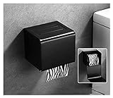 WUBZSHI Taschentuchbox Double Austritt wasserdichte Wandhalterung Toilettenpapierhalter Regal Badezimmer Toilettenpapier Gewebeablage Rolle Papier Tube Aufbewahrungsbox (Color : A)