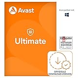 Avast Ultimate 2021/2022 - Avast Premium Security Antivirenschutz im Paket mit Avast SecureLine VPN und Avast Cleanup Premium | 1 Gerät | 1 Jahr | PC/Mac | Aktivierungscode per E