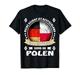 Heimat Deutschland Stolz Polnische Flagge Polen T-S