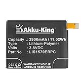 Akku-King Akku kompatibel mit Sony LIS1579ERPC - Li-Polymer 2900mAh - für Xperia C5, C5 Ultra, Z3 Plus, Z3X, Z4, Z4 Comp