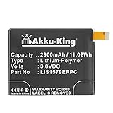 Akku-King Akku kompatibel mit Sony LIS1579ERPC - Li-Polymer 2900mAh - für Xperia C5, C5 Ultra, Z3 Plus, Z3X, Z4, Z4 Comp