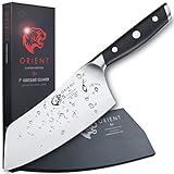 ORIENT 18cm Kiritsuke Hackmesser - Hackbeil Chinesisches Kochmesser - Hack Messer Küchenmesser - E