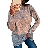 ZYHOOD Damen Dicker Pullover Rollkragenpullover Warme Winter Grobstrickpullover Zopfmuster Casual Elegante Strickpullover Frauen Einfarbig Gestrickt Pulli Oberteile Pullover Tops Rollkragenp