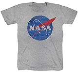 NASA Alien The Big bang Theory Star Space Armstrong Raumschiff grau T-Shirt Shirt 3XL XXXL