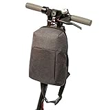 Wantalis Sacoche Trottinette Guidon Tasche für Tretroller, grau, one S