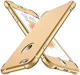 ORETECH Kompatibel mit iPhone 6 6s Hülle, mit [2X Panzerglas Schutzfolie] 360 Grad Stoßfest Dünn Schutzhülle Handyhülle TPU Silikon Hart PC Kratzfeste Case Cover für iPhone 6 6s [4,7 Zoll] G