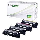 4 Toner kompatibel mit CLP-320 für Samsung CLP-325, CLX-3180, CLX-3185 - Schwarz 1.500 Seiten, Color je 1.000 S