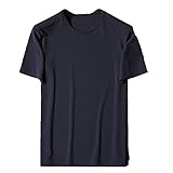 Sommer Ice Mesh Kurzarm T-Shirt Groß Casual Sport Herren T-Shirt Gr. 3XL, b