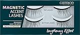 Catrice Magnetic Accent Lashes, Fake Lashes, künstliche Wimpern, Nr. 020 LashGangLength, schwarz, verlängernd, Expressergebnis, intensiv, vegan, Nanopartikel frei, ohne Parfüm (2 Paar)