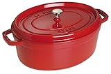 STAUB Gusseisen Bräter/Cocotte, Oval 37 cm, 8 L,