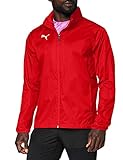 PUMA Herren Liga Core Training Rain Jacket, Red White, L