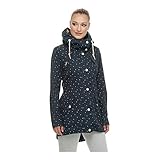 Ragwear Cranchy Dots Navy - Übergangsmantel, Größe_Bekleidung:S, Farbe:Navy