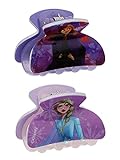 SIX Kids Zwei kleine Disney Haarspangen für Prinzessinnen mit Frozen Anna und Frozen ELSA Motiv (648-146)