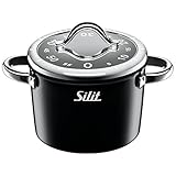Silit Vitaliano Nero Kurzzeitwecker, Eieruhr, Küchentimer, Einstellzeit bis 60 M