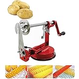 QingH yy Edelstahl Spiralisator Gemüse Slicer Zucchini Spaghetti Maker Ideal für Salat Low Carb Paleo Vegan Spaghetti Saugbasis für Rutsch SCJ0827