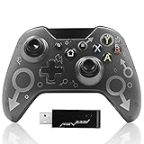 Wireless Controller für Xbox One / Xbox One S / Xbox One X /Xbox Series X/ PS3 / PC, drahtloses 2,4G Gamepad mit doppelter Vib