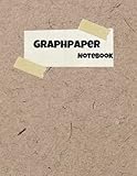 GraphPaper Notebook: Paper Notebook ideal for designers, creating cross stitch and knitting patterns, creating floor p