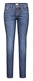 MAC Damen Straight Jeans (Gerades Bein) Carrie Pipe, Blau (new D845),Gr. W46/L32