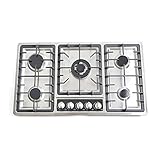 Gasherd Gaskochfeld Einbauherd Eingebautes Gaskochfeld Mit 5 Flammen Gasherd Herdplatte FüR Erdgas Propangas Gask