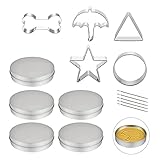 15-teiliges Ausstechformen-Set, Tintenfisch, Kekse, Zuckertorte, Edelstahl, Ann Clark Kekse, Süßigkeiten, Kekse, Brettspiele, realistische koreanische Filmrequisiten, Familien-Tischsp