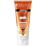 Eveline Cosmetics Slim Extreme Professional Intensives Fettverbrennung Creme | 250 ML | Creme zum Abnehmen | Straffende Körpercreme | Straffer Bauch | Schlanke Oberschenk