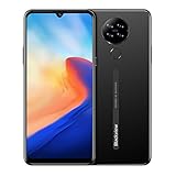Blackview A80, Android 10 Smartphone ohne Vertrag 4G Ggünstig, 6,21 Zoll HD + Bildschirm, Vier Rückfahrkameras, 2GB + 16GB, 4200 mAh Akku, 8,8 mm Glatt & Schlankes Design, DUAL SIM Handy GPS Schw