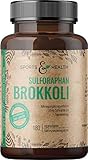 Brokkoli Kapseln - 180 Sulforaphan Brokkoli Kapseln - Vegan - Ohne Füllstoffe - Beste Qualität- Abgefüllt In Deutschland - Aus Brokkoli Extrak