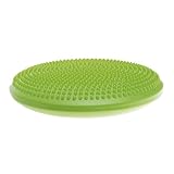 SPOKEY Fit Seat (Anti-rutsch Balance-Kissen Massagekissen Noppen Koordination Fußmassage + Up-schlüsselband), grün, One S