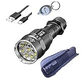 Nitecore Tm9ktac Taktische Lampe, Schwarz, 140mm x 40mm x 28