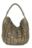 FREDsBRUDER Waffeltier Schultertasche Umhängetasche in grey marble grau - 33x35x9cm (B x H x T)