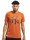 New Era MLB Seasonal Team Logo T-Shirt Herren NY Yankees Orange, Größe:M