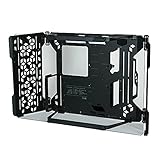 Cooler Master MasterFrame 700 Open-Air-PC-Gehäuse mit Prüfstandsmodus, Scharnieren mit Variabler Reibung, maximaler Hardwarekompatibilität, gehärtetem Panorama-Glas und integrierter VESA-Halterung