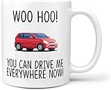 Wahoo Keramiktasse mit Aufschrift 'You Can Drive Me Everywhere Now Passed Driving Test', 295