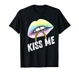 Rainbow Kiss Me Kosmetikerin, für Damen, niedlich T-S