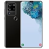 Handy 5G Smartphone SIM-freie Telefone entsperrt, Android 10 Telefon mit 6,8 Zoll HD+ Dewdrop-Display, 4800 mAh Gesichts-/Fingerabdruck-Entsperrung,Black