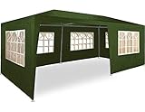 MaxxGarden Festzelt 3x6m UV-Schutz 18m² 6 Seitenteile Fenster wasserabweisend Pavillon Partyzelt Gartenzelt F