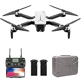 ZWHJK GPS 4K Drohne mit bürstenlosem Motor, 25+25 Minuten Flugzeit (2 Batterien), 1000m Fernsteuerungsentfernung, 5G WiFi FPV Live Video, Level 7 Windw