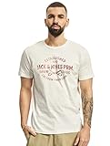 JACK & JONES Herren T-Shirts Jprblumax Crew Neck FST weiß 2XL