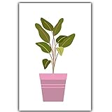 NIEMENGZHEN Druck auf Leinwand Blume Schöne Blume Leinwand Malerei Kunstdruck Poster Bild Wandhaupt Dekoration-50x70cm Kein R