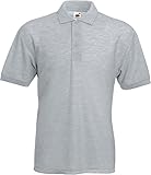Fruit of the Loom kurzärmliges Polo Shirt für Herren, Stil „Pocket Pique“ Gr. X-Large, H