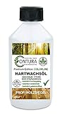 250ml. Contura Hartwachsöl High Solid Colorline FARBIG Hartwachs Öl Fußbodenöl Parkettöl Möbelöl Holzöl Hartöl (01 Natur farblos)