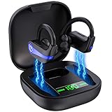 lecover Bluetooth 5.1 Kopfhörer Sport, In Ear Kopfhörer Kabellos Bluetooth Kabellose Sportkopfhörer Noise Cancelling Kopfhörer mit Mikrofon Wireless Earbuds IP7 Wasserdicht Ohrhörer mit Deep Bass, 40H