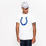 New Era Herren Indianapolis Colts T-Shirt, Weiß, L