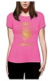 Game I'm Not A Princess I'm A Khaleesi Thrones GOT Damen Rosa X-Large T-Shirt Slim F